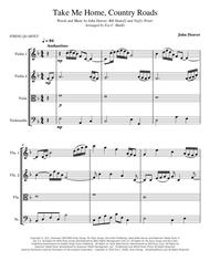 John Denver Sheet Music - Take Me Home, Country Roads for Cello,String ...